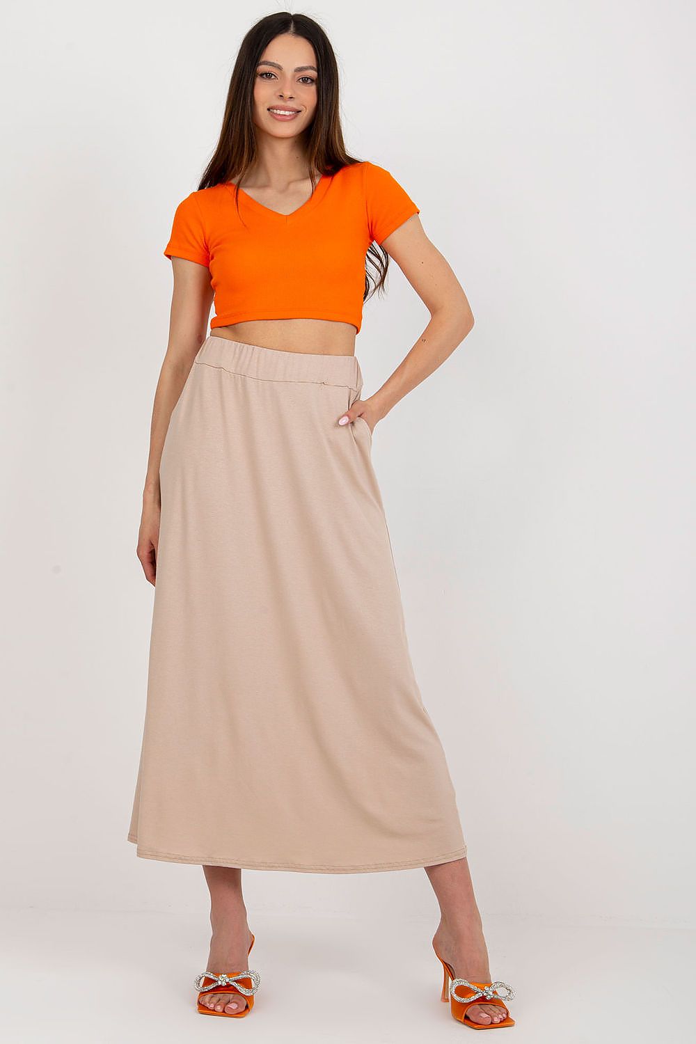  Fustă lungă model 180214 Rue Paris 