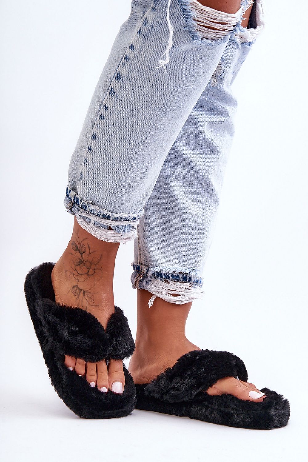  Şlapi cu baretă între degete model 183601 Step in style 
