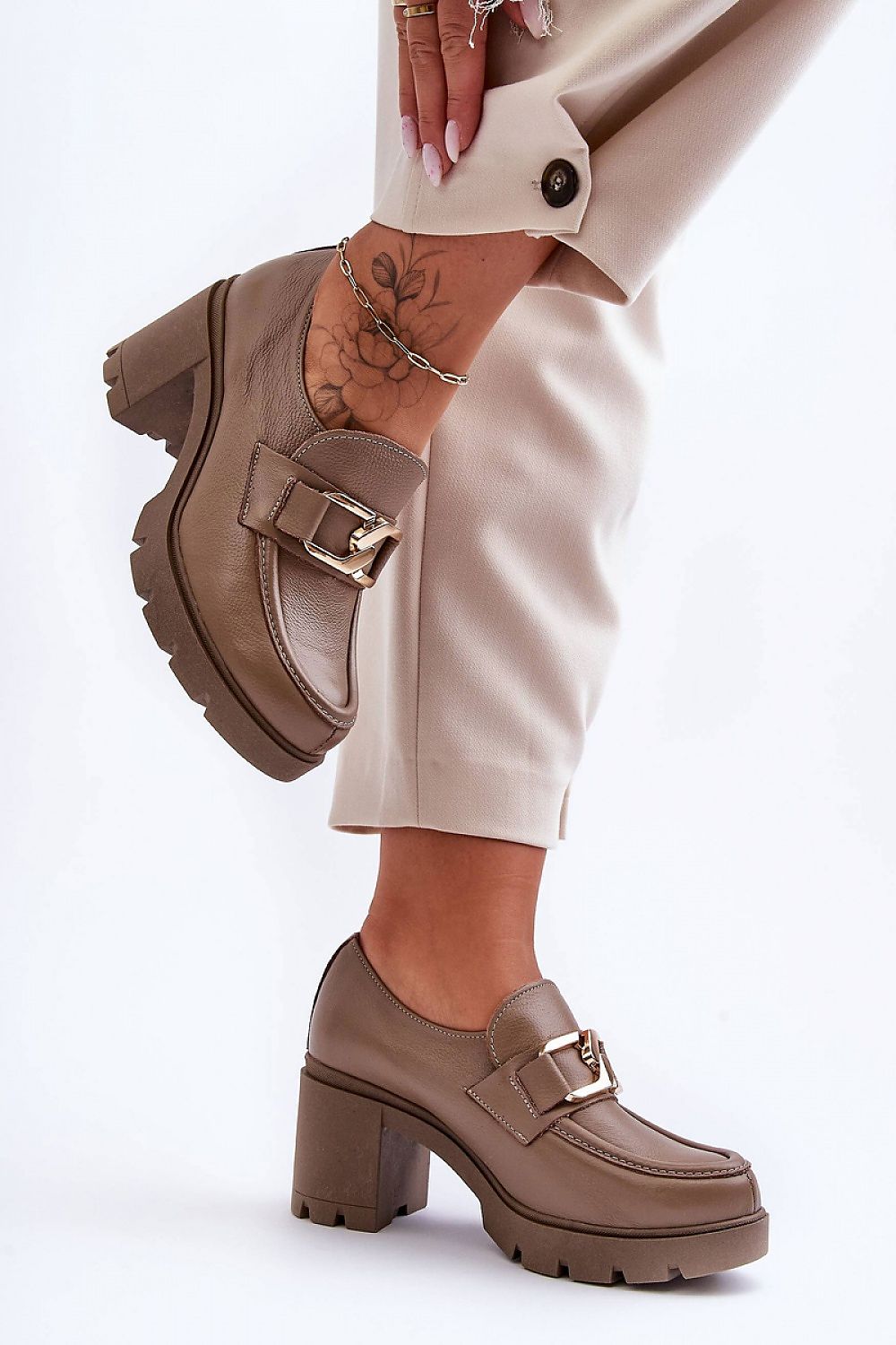  Pantofi cu toc model 183958 Step in style 