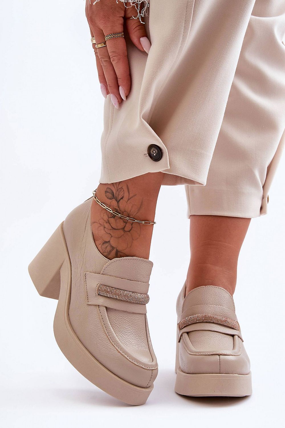  Pantofi cu toc model 183964 Step in style 