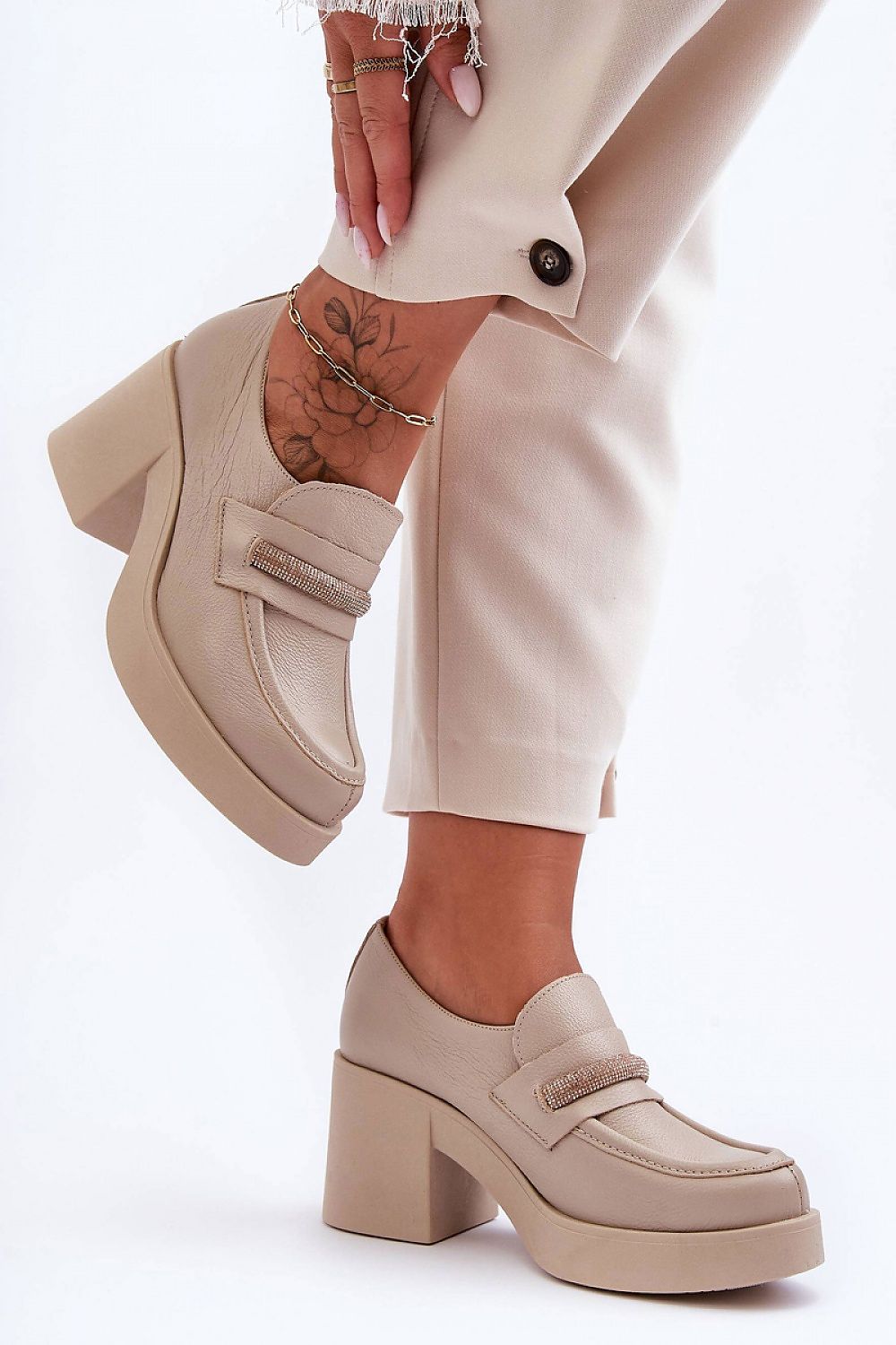  Pantofi cu toc model 183964 Step in style 