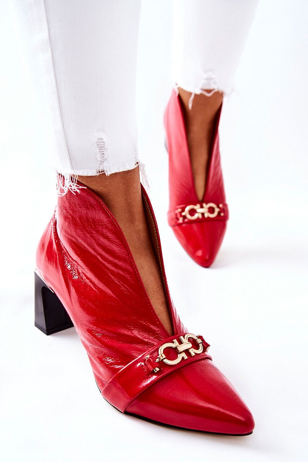  Botine cu toc model 183997 Step in style 