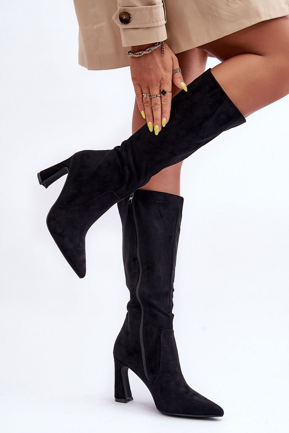  Cizme cu toc model 184041 Step in style 